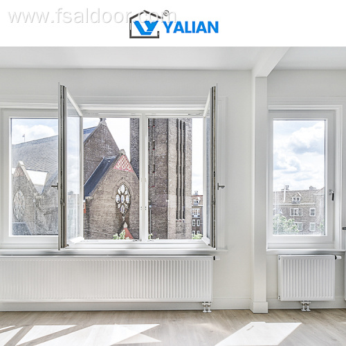 Aluminum Alloy Casement Windows Swing Horizontal Opening